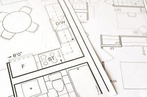 תכנית הנדסית של בית או דירה